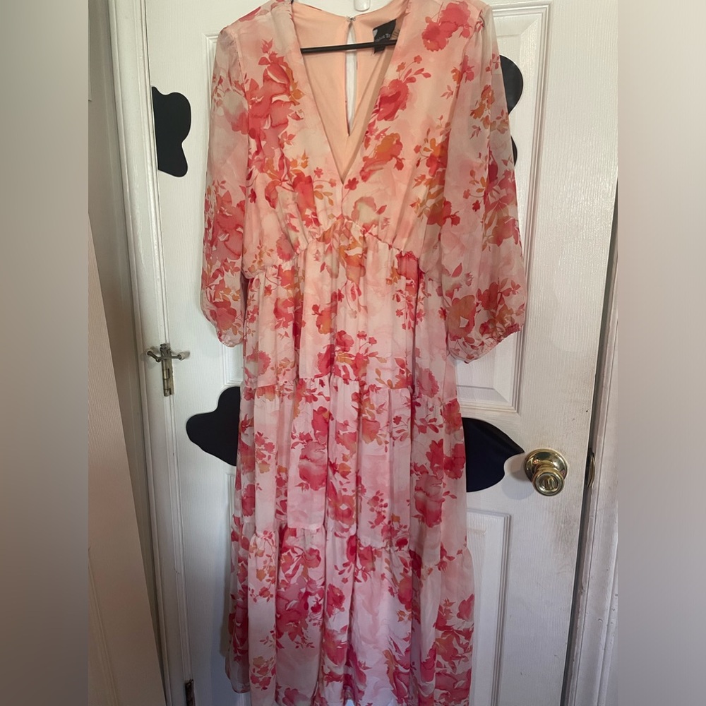 Pretty pink/peach dress